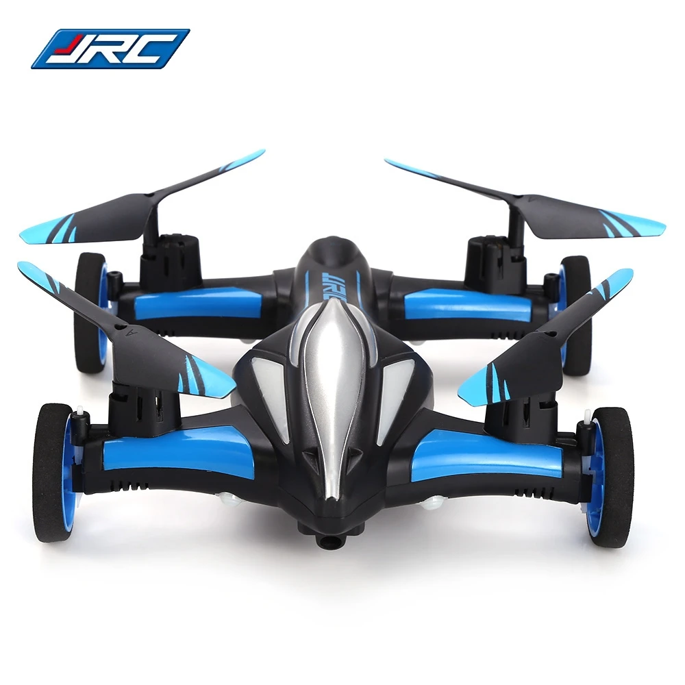 jjrc H23 Радиоуправляемый квадрокоптер Land/Sky 2.4 г 4CH 6 оси гироскопа летающий автомобиль Радиоуправляемый Дрон с 3D флип один ключ возврата headless режим