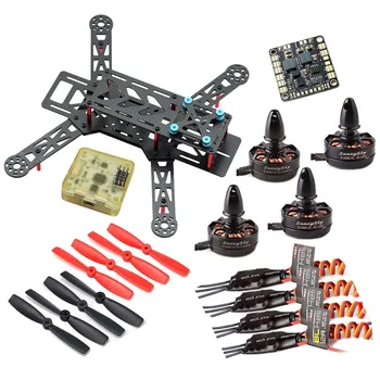 

High Quality QAV280 Carbon Quadcopter X2204S 2300KV Motor BLHeli 12A ESC CC3D FC 5045 Props