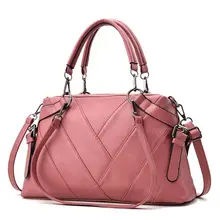 High Quality Ladies Women Leather Shoulder Bag Tote Purse Handbag Messenger Crossbody Satchel Top Handle Bags women handbag genuine leather shoulder bags ladies casual tote high quality vintage solid rivet crossbody female messenger bags
