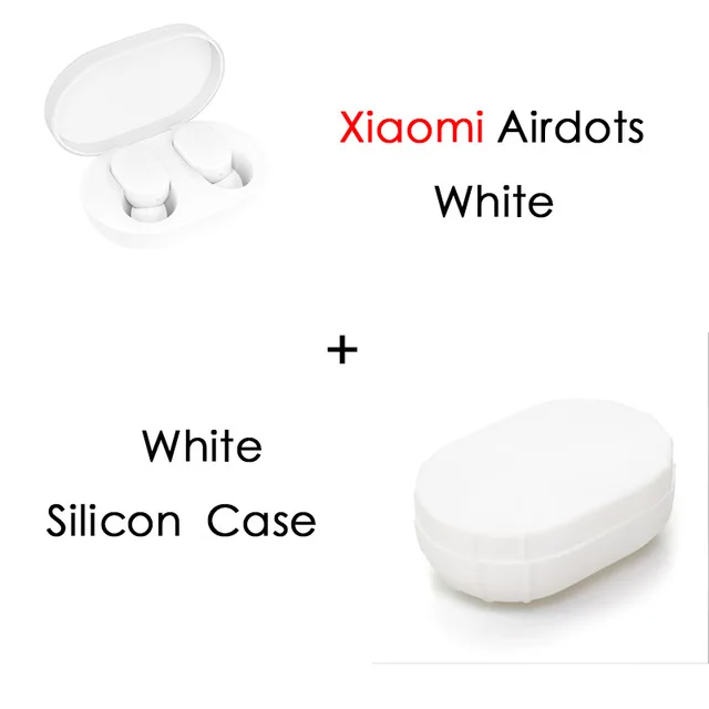 Наушники mi Xiao mi Airdots TWS Bluetooth 5,0 наушники Молодежная версия сенсорное управление с зарядным устройством белый mi ni xio mi xia mi 9t - Цвет: add White Case