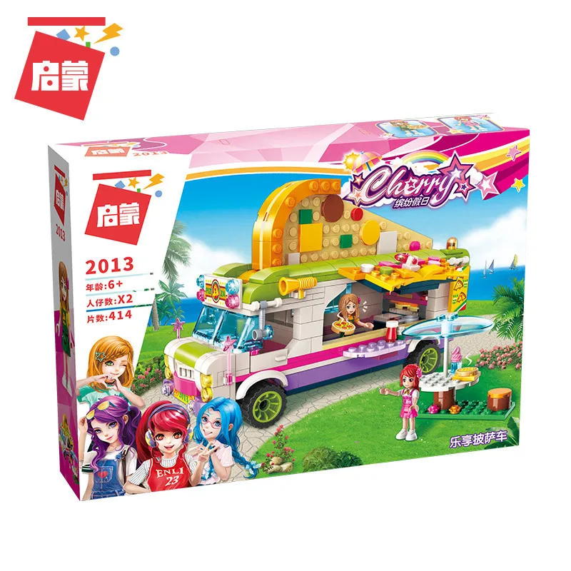 ENLIGHTEN-City-Girls-Princess-Pizza-Dining-Car-Bus-Building-Blocks-Sets-Bricks-Model-Kids-Classic-Compatible (5)