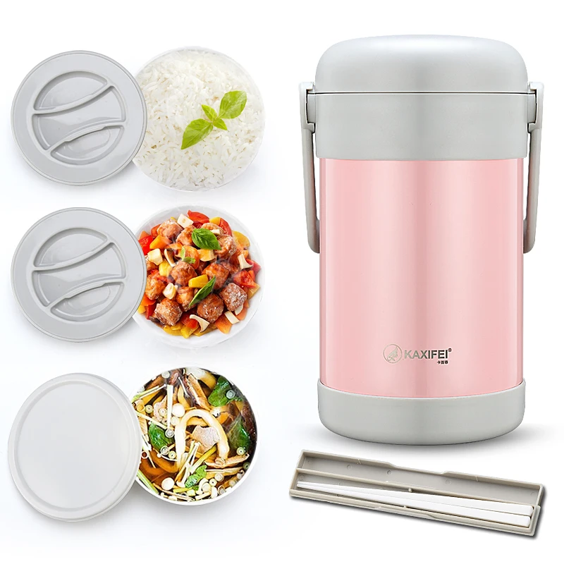 Ланч бокс из нержавеющей стали 2000 мл|thermos lunch|food containerjapanese thermos |