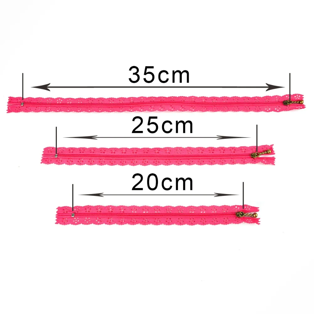 10 шт 24/29/39 см красочные застежек-молний кружевные нейлоновые с молнией сзади для шитья свадебное платье Детская одежда домашние текстильные аксессуары