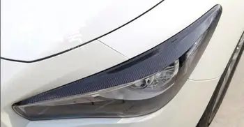 

Fit for Infiniti Q50L Q50 carbon fiber lamp eyebrow headlamp decorative headlamp brow