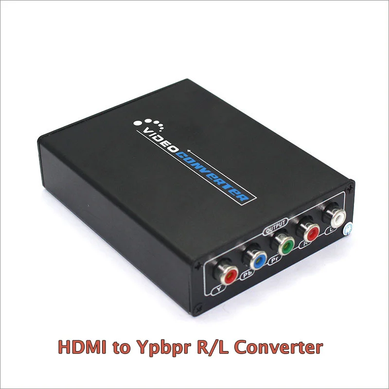 Новый 1080P HD HDMI в компонентный YPbPr видео и R/L аудио адаптер конвертер AV с поддержкой