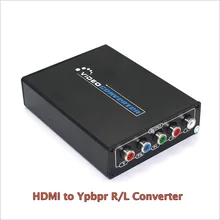 Neue 1080 P HD HDMI Zu Component YPbPr video und R/L audio Adapter HDMI ZUM Handelskonverter Unterstützung R/L Audio heraus