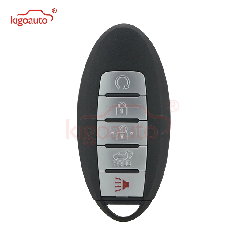 

KIGOAUTO 5 button 433Mhz 4A chip 285E3-5AA5A for Nissan Murano Pathfinder 2016 2017 2018 S180144308 Smart car key