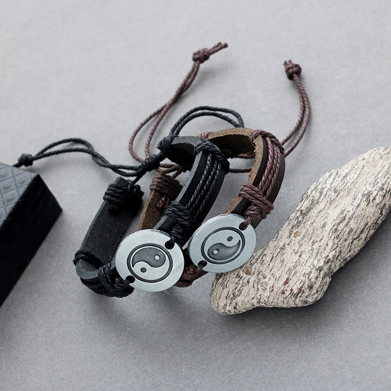 Vintage-Yin-Yang-Tai-Chi-Leather-Bracelet-Diy-Handmade-Weaving-BFF-Best-Friends-Bracelets-For-Women (1)