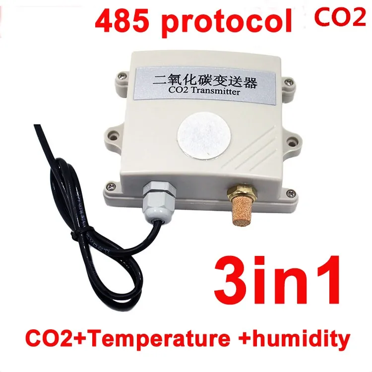 Clearance RS485 3in1 CO2 sensor module CO2 Transmitter Carbon dioxide detector gas sensor co2 485 protocol with Temperature and humidity 17