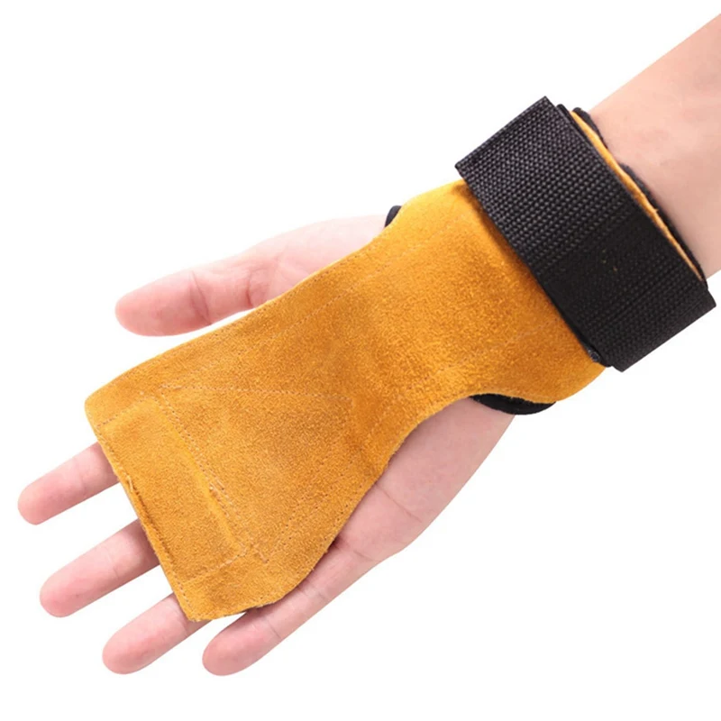 

1pc Cowhide Hand Grips Gymnastics Gloves Grips Anti-Skid Gym Fitness Gloves Weight Lifting Grip Gym Crossfit Trainining