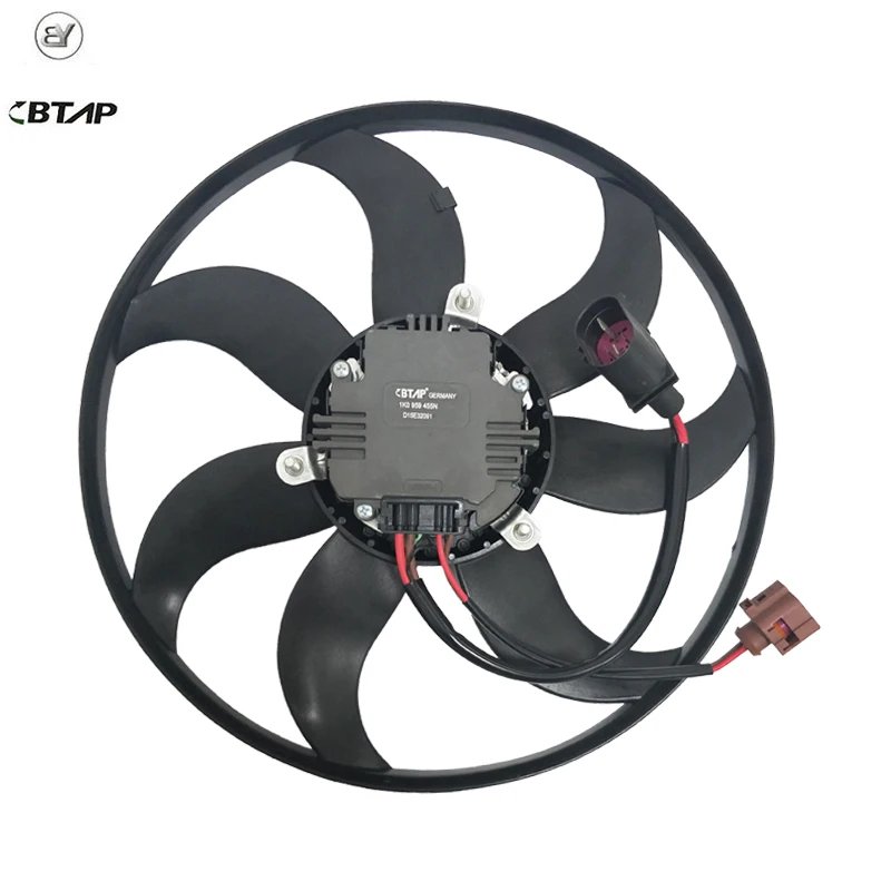 BTAP New Radiator Cooling Fan Left For VW Passat Polo Golf Tiguan Skoda