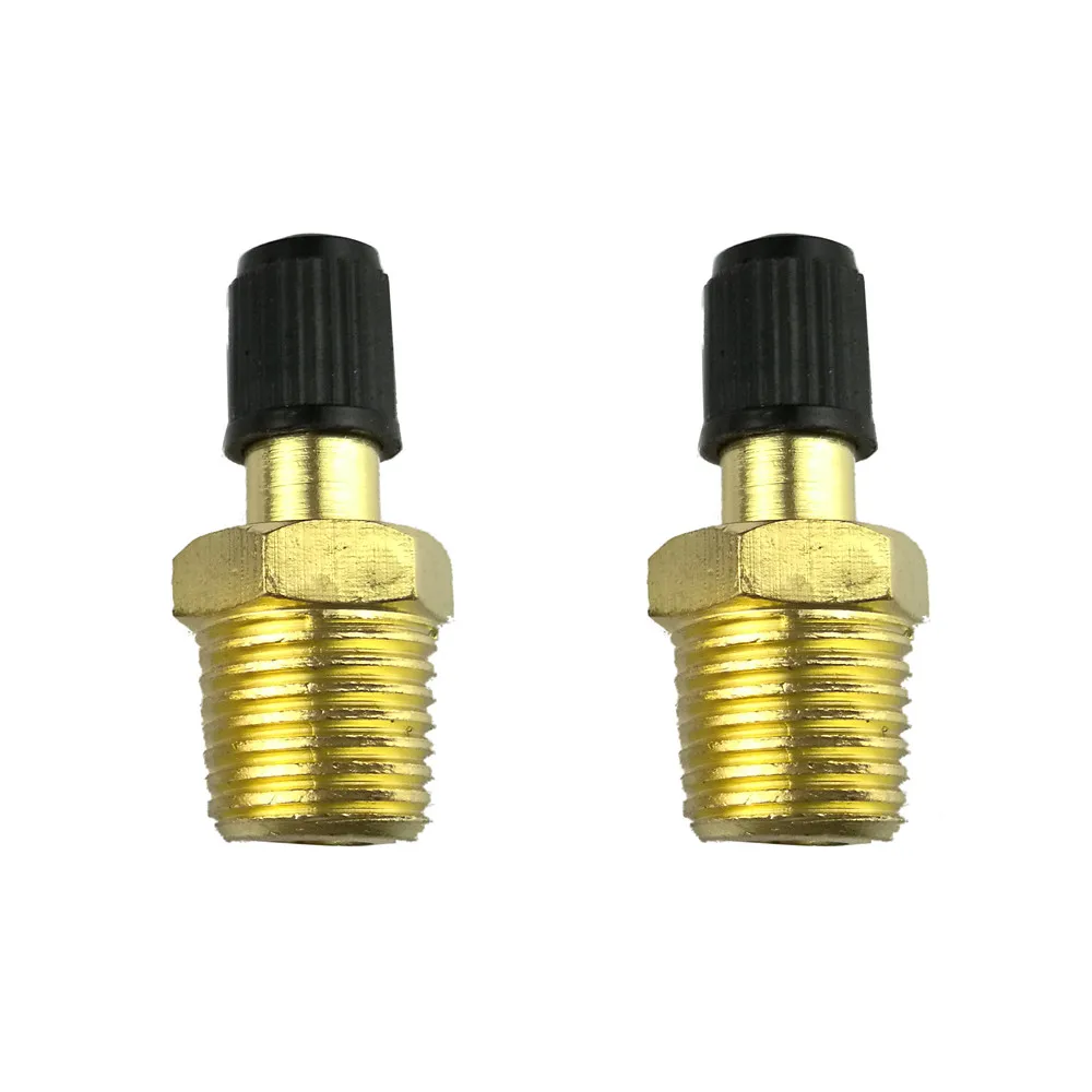 

2pcs 1/4" NPT MPT Brass Air Compressor Tank Fill Valve For Dunlop Valve Car Styling Accessories Dropshipping UPS