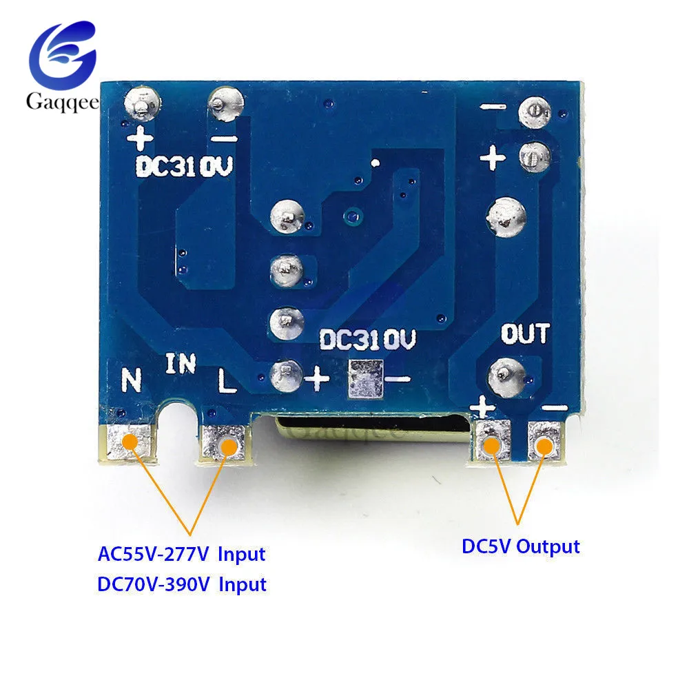 AC DC 5V 600mA 3W изолированный модуль импульсного источника питания 220V до понижающий