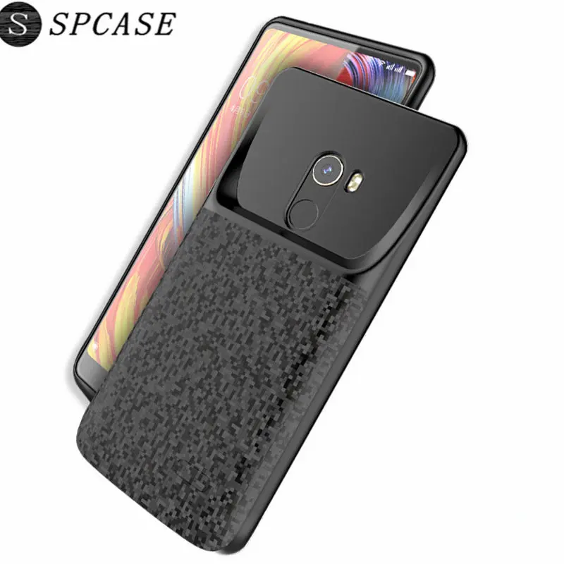SPCASE 4700 мАч Портативный Батарея Зарядное устройство чехол для Xiaomi Mix 2 ультра