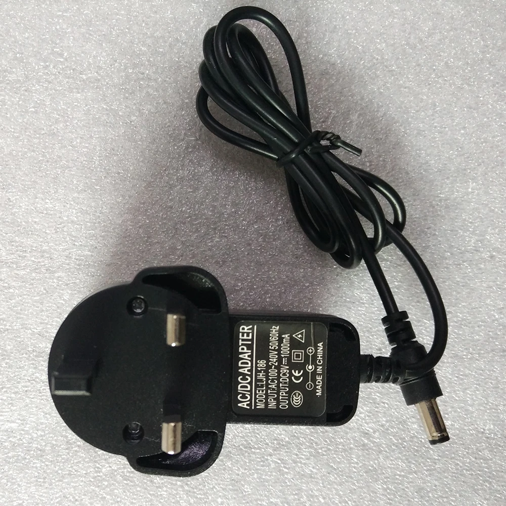 

DC 9V 1A Power Adapter AC 100V-240V Converter 1000mA Powered Supply Charger Adapter UK Plug with 90cm Connection lines