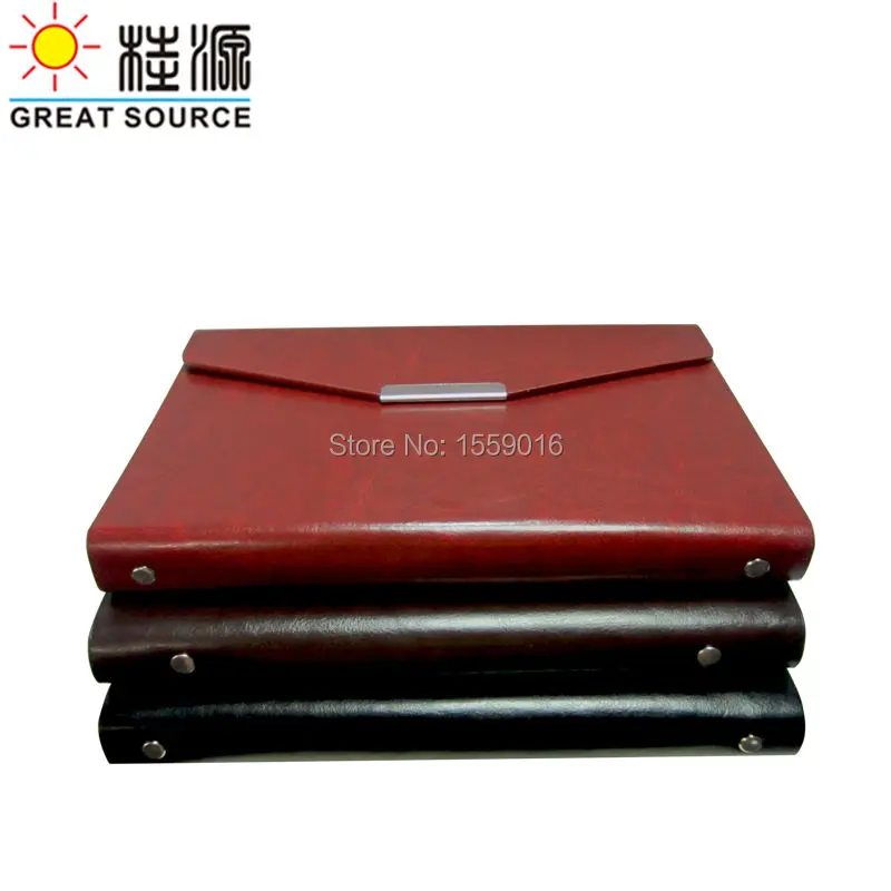 

portfolio a5 leather ring binder notebook agenda organizer planner