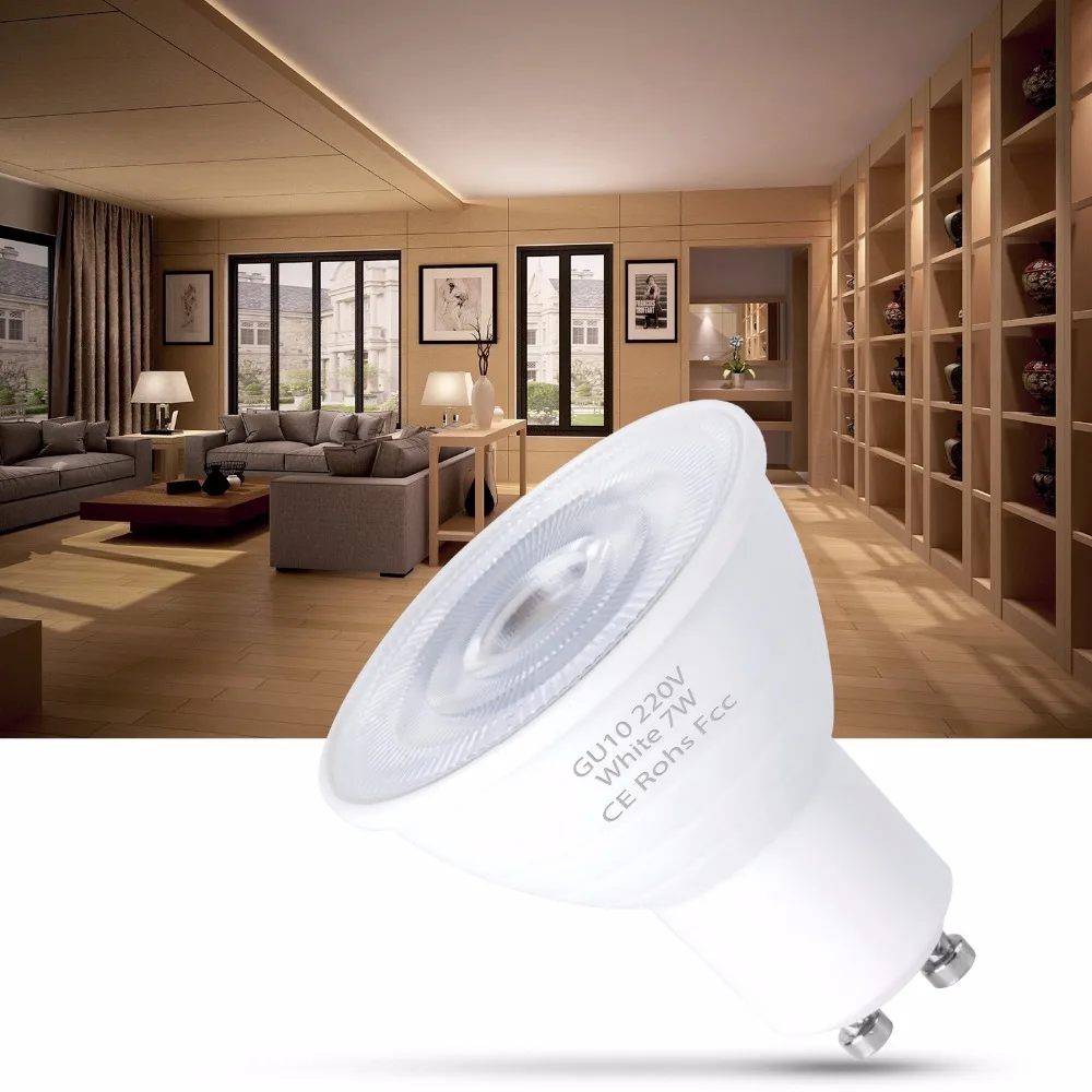 

GU10 LED Spotlight Bulb 220V Lamp Ceiling Light MR16 LED Corn Lamp 2835SMD Spot Bulb For Home 6 12leds Candle Lampada 5W 7W 230V