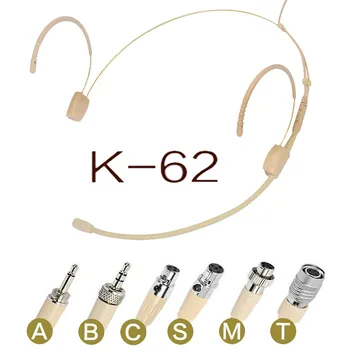 

Free Shipping Omnidirectional Head Wearing Headset Microphone for Shure Audio Technica Sennheise MiPro Wireless System
