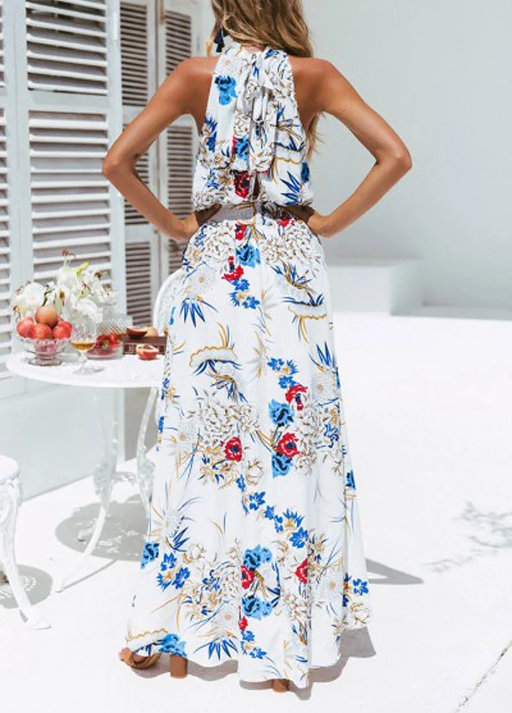 CHAMSGEND Для женщин's dress2019 модные женские туфли в богемном стиле с цветочным