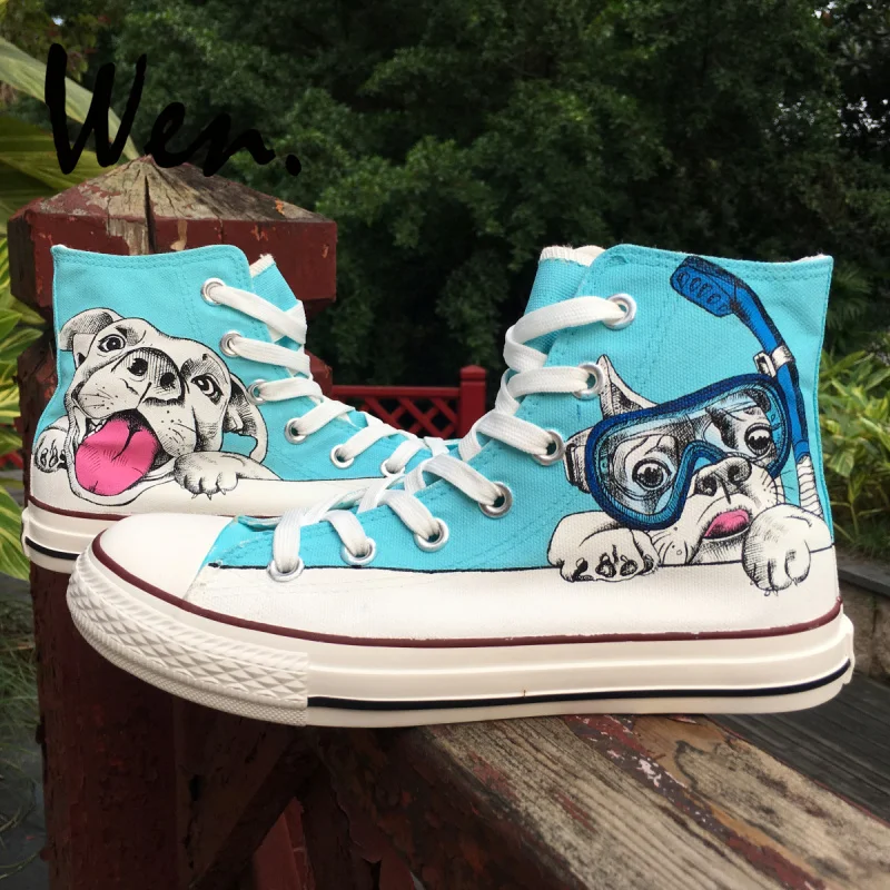 Buy Wen High Top Hand Painted Shoes Cute