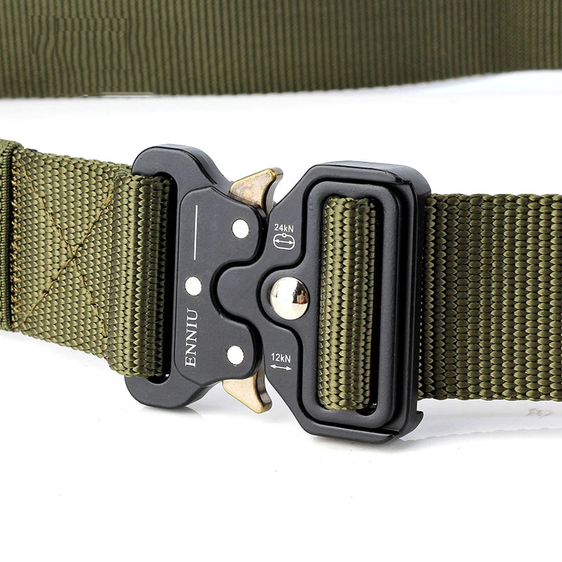 

Men's Hunting Camping Belt Military Tactical Gear Belts for Hunting Knock Off Army Belt Heavy Duty US Soldier Combat Belts