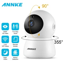 ANNKE дома безопасности IP Камера Wi-Fi 1080 P Беспроводной сети Камера CCTV Камера наблюдения P2P Ночное видение Видеоняни и радионяни Cam
