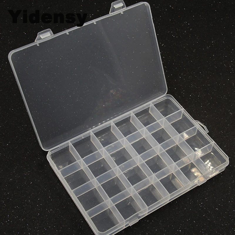 Yidensy Storage Box – Adjustable 10/24 Slot Organizer 1