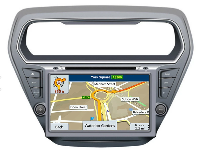 Cheap 8" in-dash Car DVD player with GPS navigation BT/TV USB SD AUX,audio Radio stereo,Car multimedia headunit for Ford Escort 2014 3