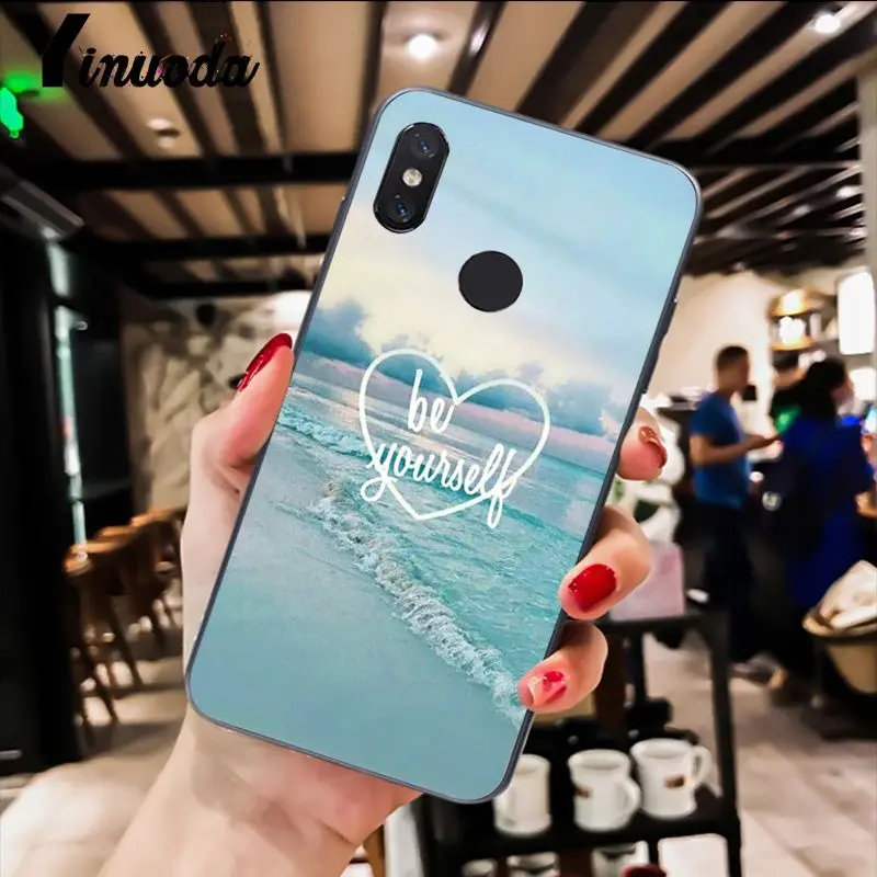 Be Yourself Postive word Quotes Sceneary Flower Ocean