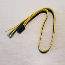 PCI-E Графика видео Дисплей карты 6Pin Питание кабель 18AWG провод для ATX PSU DIY 50 см