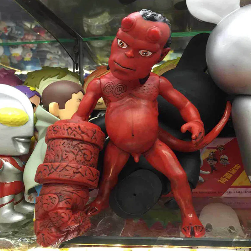 

20cm MEZCO Hellboy Series Includes Samaritan Handgun Anung Un Rama Mike Mignola Baby Variant Comic Movie Toys Doll for kids gift
