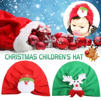 

Christmas Headwear Baby Hat Children Cap Cute NEW Cartoon Pattern Christmas Carnival Dress Up Autumn Winter