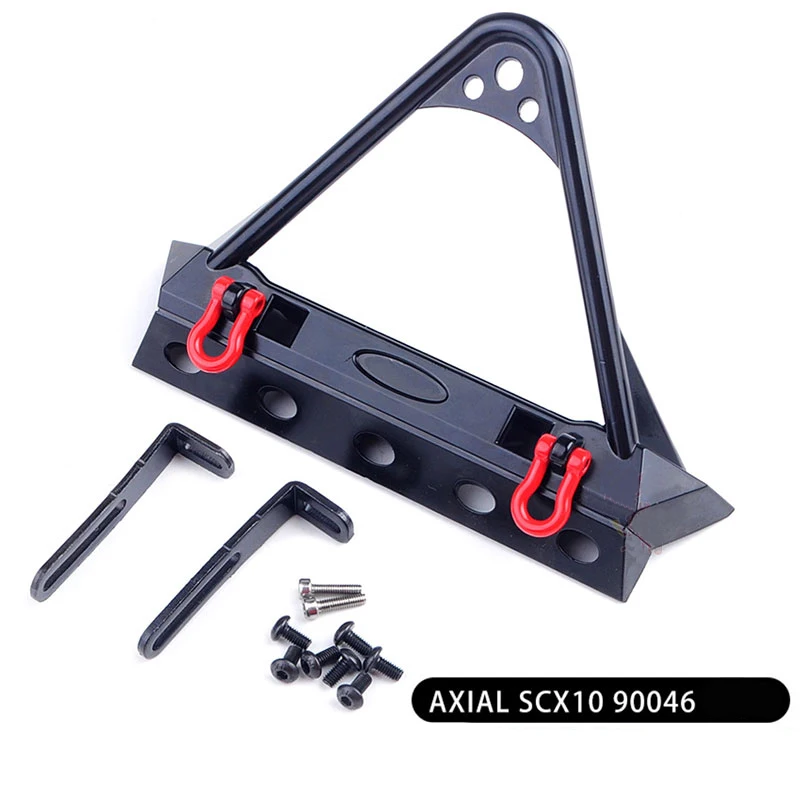 

1Set Simulated Axial scx10 90046 Metal Front Bumper Anti-collision Bar Plate for RC Climbing Car Crawler Cars Modify Parts