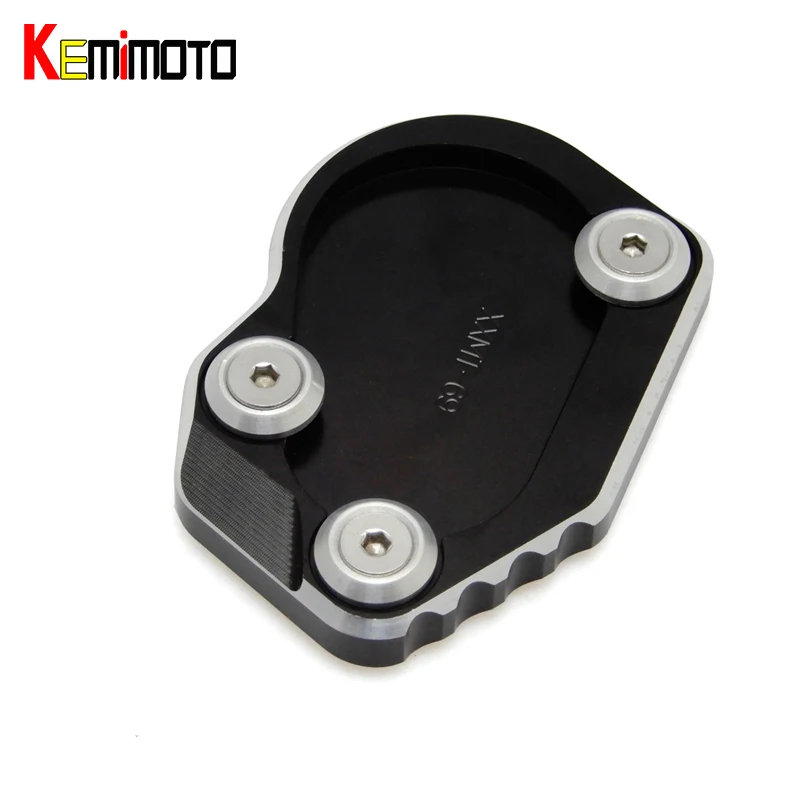 

KEMiMOTO R NINE T CNC Large Kickstand Sidestand Pad Extension Plate for BMW R NINE T 2014 2015 2016 after market