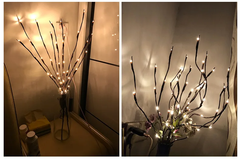 77cm tail 20LEDs  LED Branches Light Battery Powered Decorative Lights (2)