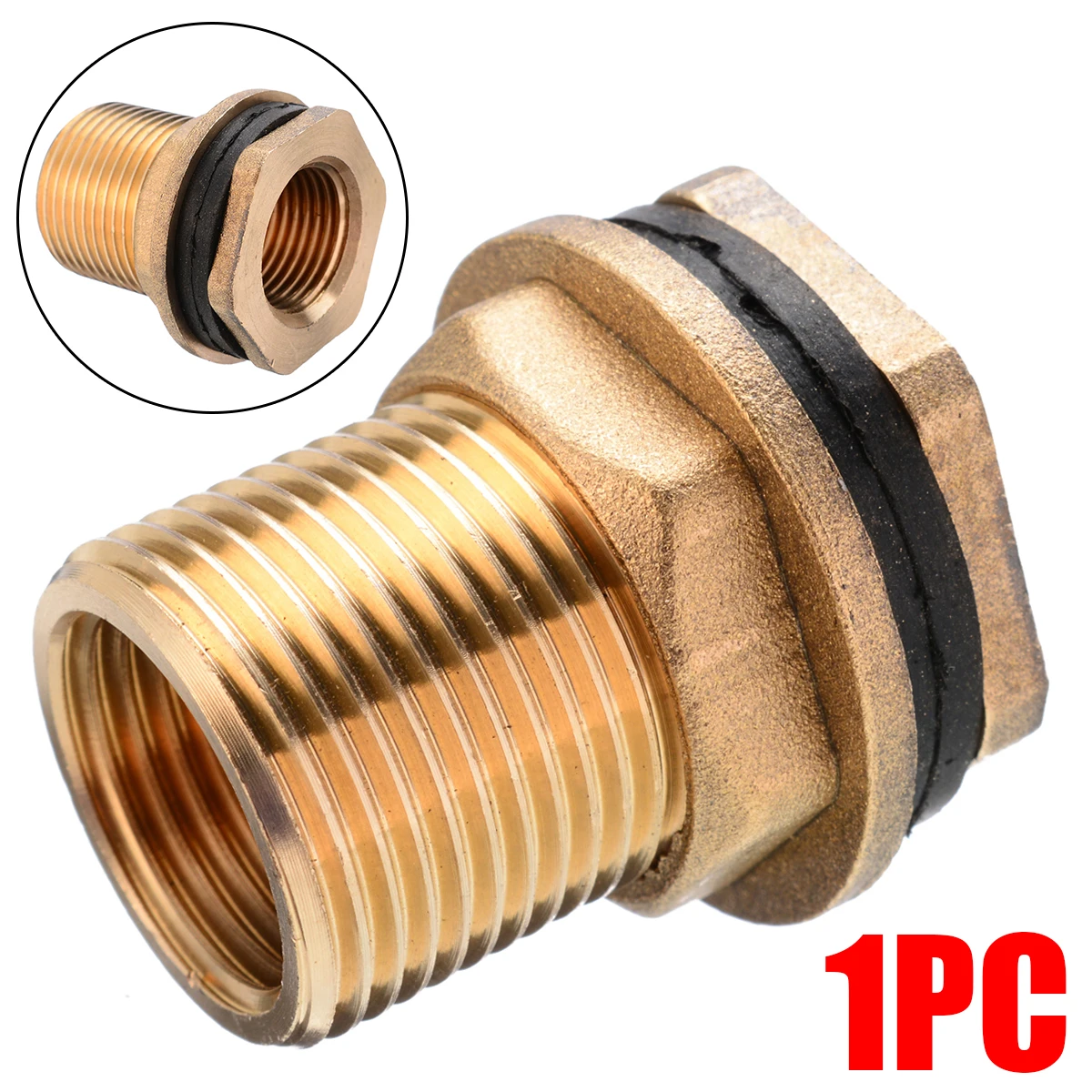 Mayitr разъем для резервуара воды Соединительный 1/2 "Женский 3/4" наружная резьба