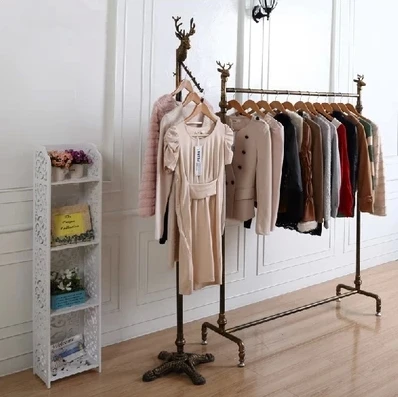 Envío gratis nueva alta calidad hierro ropa tienda de ropa tienda de ropa estante de exhibición - AliExpress Accesorios para la ropa