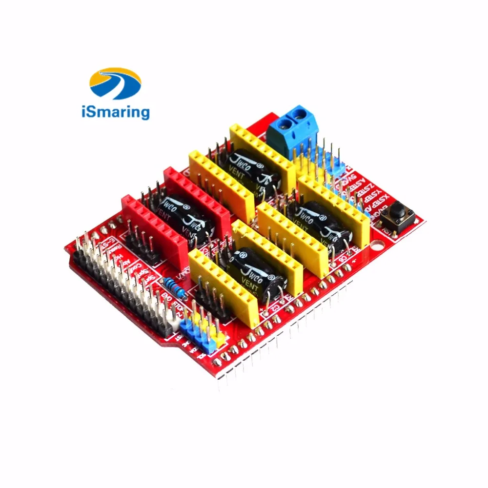 

Official iSmaring cnc shield v3 engraving machine / 3D Printer / A4988 driver expanson board for arduino extend board diy