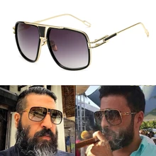 2020 gafas de sol clásicas de lujo con montura grande de diseñador para hombre, gafas de sol Vintage para mujer grandmaster UV400 para hombre y mujer