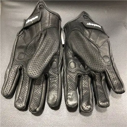 araiagv Pursuit  protector  perforated Leather Glove black  2