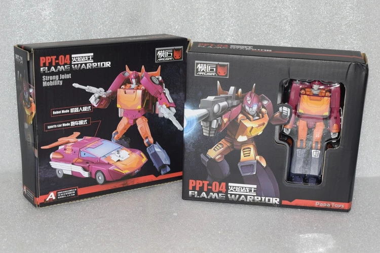 

PAPA Toy G1 Transformation Hot Rod PP-04 PP04 Collection Action Figure Robot Toys third party pocket toys