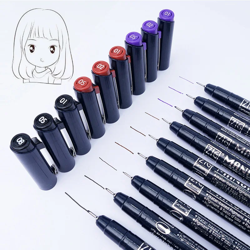 

Kuretake Fine Point Pen Needle pen for Sketching 1 pc ZIG