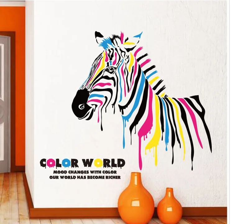 Affiche Murale D Art Couleur Citation Du Monde Decor Unique Et Creatif Autocollant De Fenetre Papier Peint Zebre Colore Aliexpress Affiche Murale D Art Couleur Citation Du Monde Decor Unique Et Creatif Autocollant De Fenetre Papier Peint Zebre Colore Aliexpress