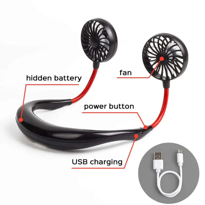 Мини вентилятор USB регулируемый на 360 градусов 3 режима|USB-гаджеты| |