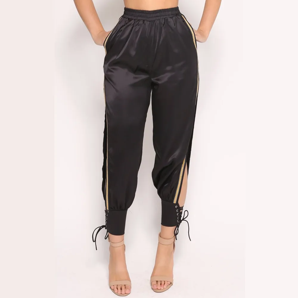 track pants open side
