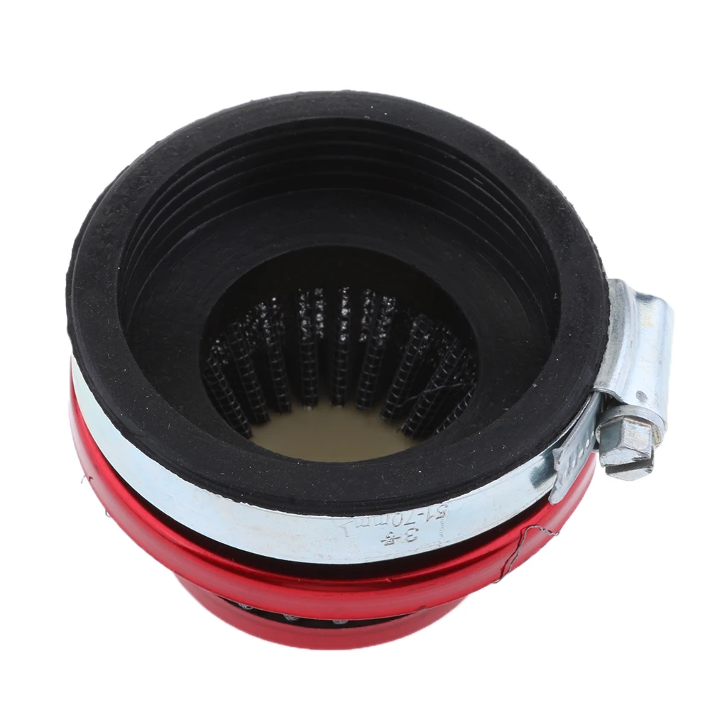 1 Pcs 58mm Cone Air Filter With Rubberneck Coupler For 2.28″ Inside Opening Carburetors 49CC-80CC 2-Stroke ATV Motorcycle Etc 1 Pcs 58mm Cone Air Filter With Rubberneck Coupler For 2.28″ Inside Opening Carburetors 49CC-80CC 2-Stroke ATV Motorcycle Etc