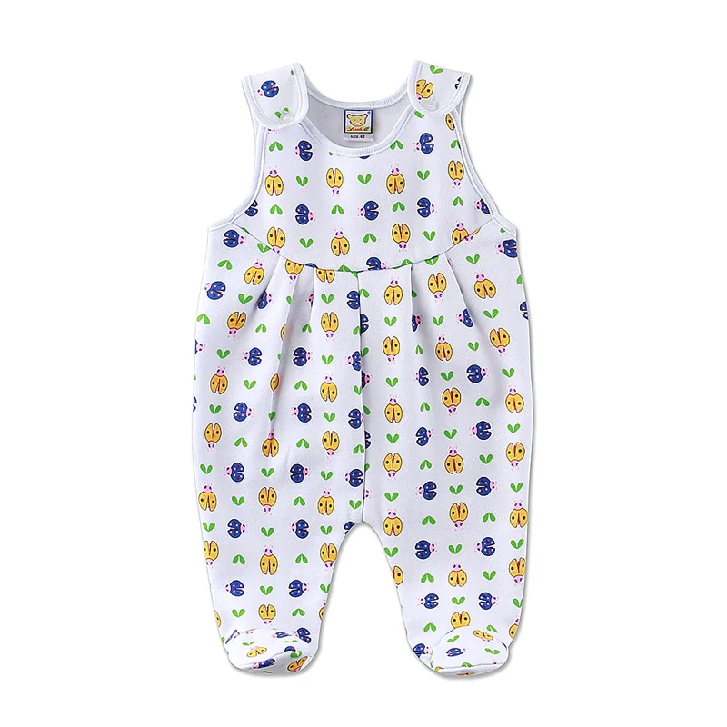 Baby Sleepsuit Little Q baby boys cotton blend sleeveless one piece jumpsuit newborn girl winter spring fleece hot footie with button