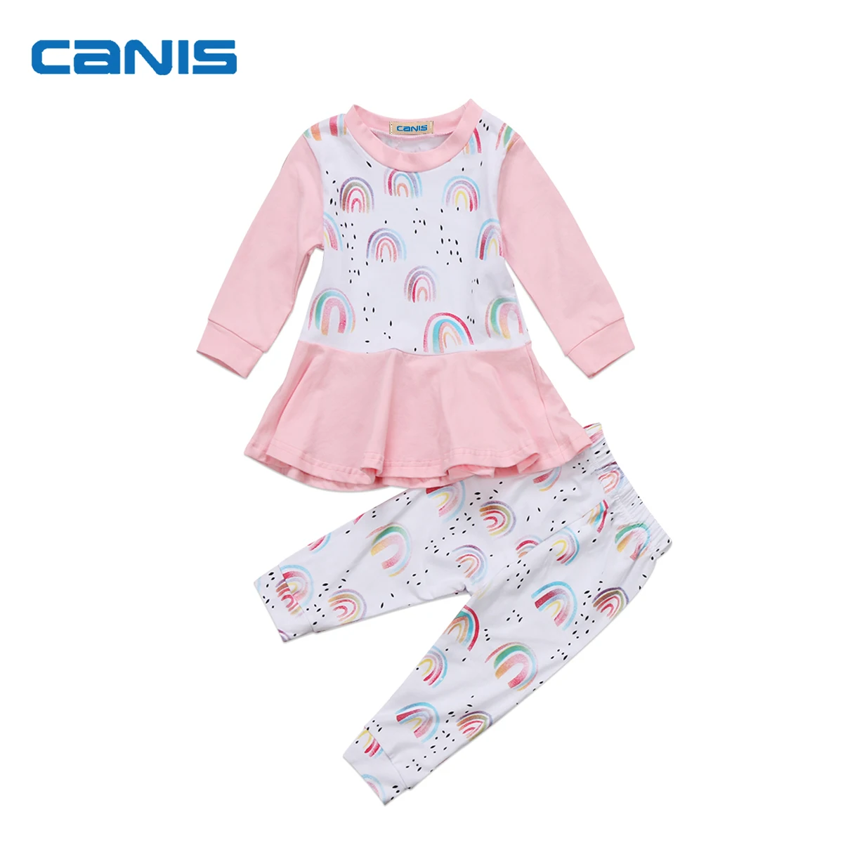 Hosen Infant Kinder Baby Mädchen Outfits Kleidung T shirt Tops Kleid