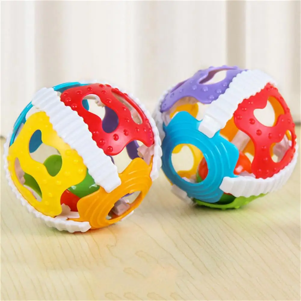 discount  Baby Infant Flashing Light Soft Rattle Ball Teether Toy Educational Kid Gift