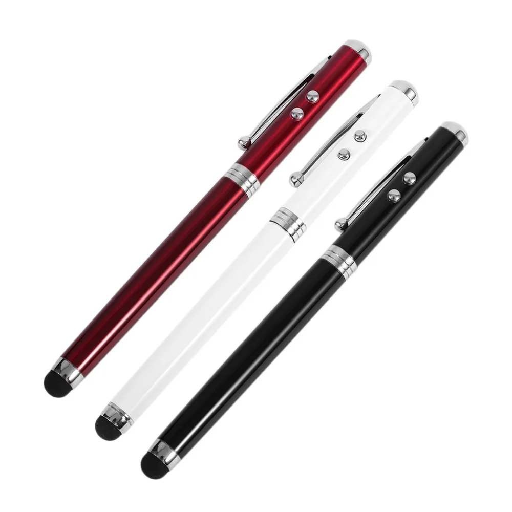LESHP 4 In 1 Multifunctional LED Light Touch Screen Capacitor Pen Laser